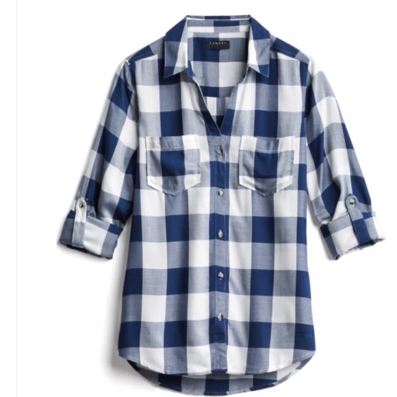Hattie 2 pocket button down top - Picture 1 of 4